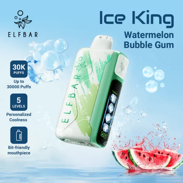 10PCS X ELFBAR Ice King 30000 Puffs Disposable Vape